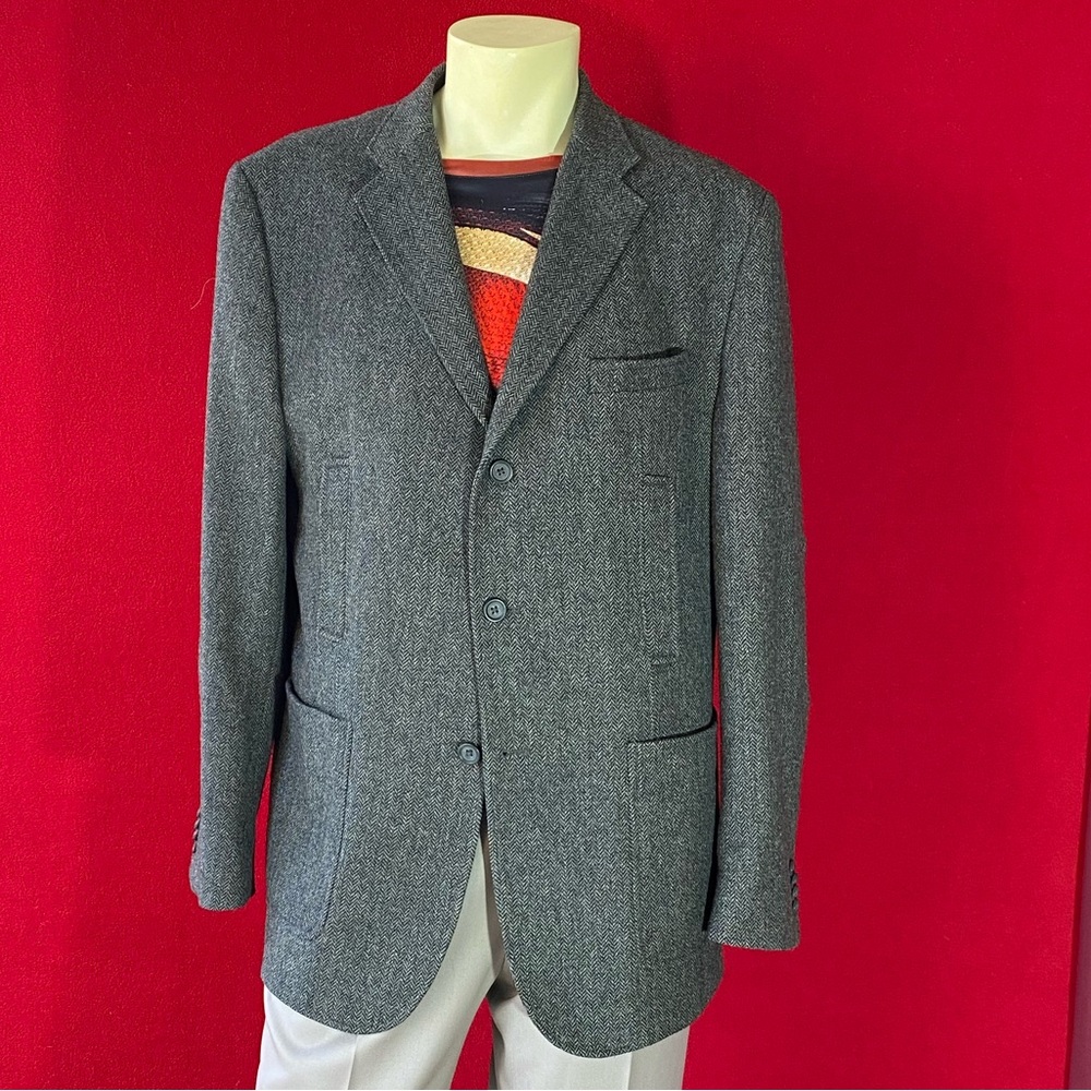 NWT. BANANA REPUBLIC Classic Gray Men's Blazer. Wool. 44R.